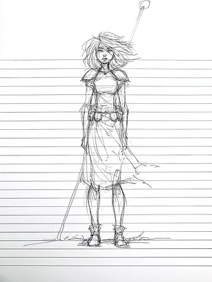 Midjourney SREF 4121 Ethereal Warrior — sample image 3
