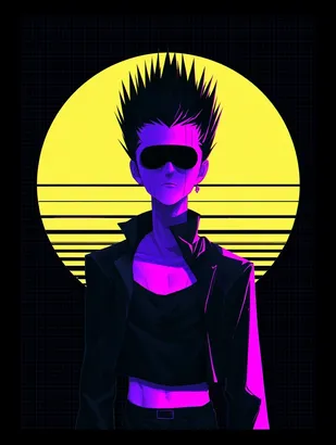 Midjourney SREF 4137 Neon Apotheosis — sample image 4