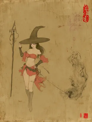 Midjourney SREF 4138 Antiqued Warriors — sample image 2