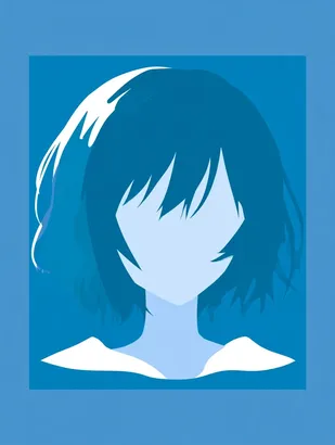 SREF 4172 Azure Silhouette
