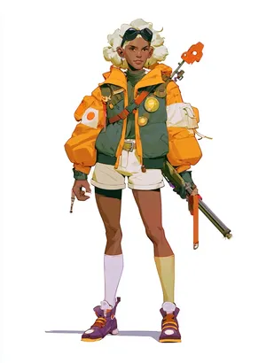 Midjourney SREF 4206 Adventurer Squad — sample image 3