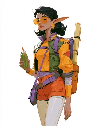 Midjourney SREF 4206 Adventurer Squad — sample image 4