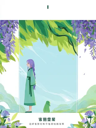 Midjourney SREF 4210 Verdant Dreams — sample image 3