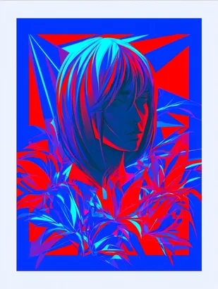 Midjourney SREF 4257 Neon Reverie — sample image 3
