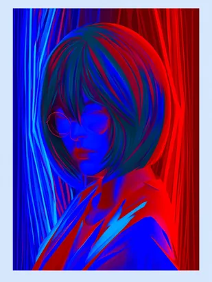 Midjourney SREF 4257 Neon Reverie — sample image 4