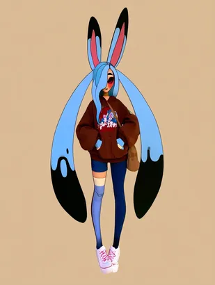 Midjourney SREF 4265 Azure Bunny Heart — sample image 4