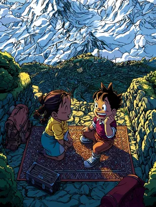 Midjourney SREF 4274 Enchanted Adventurers — sample image 3