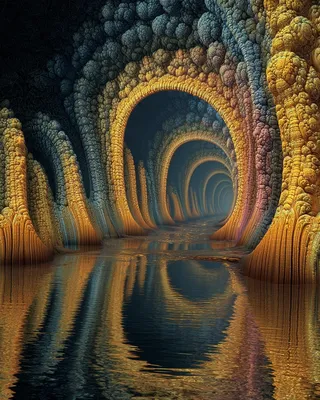 Midjourney SREF 430 Fractal Caverns — sample image 4