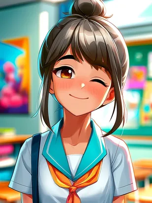 Midjourney SREF 4337 Digital Anime Dreams — sample image 2