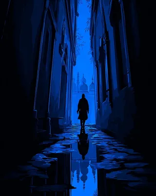 Midjourney SREF 434 Nocturnal Wanderer — sample image 2