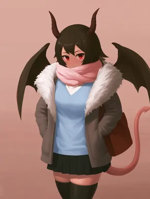 Midjourney SREF 4357 Demon Girl Variations — sample image 4