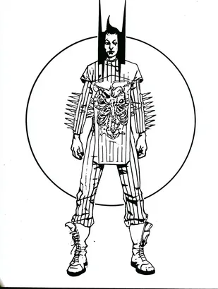 Midjourney SREF 4361 Skeletal Insurgent — sample image 4