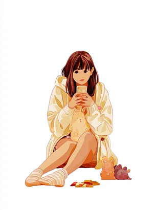 Midjourney SREF 4366 Golden Bloom Girl — sample image 3