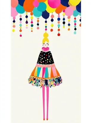 SREF 4367 Confetti Girl