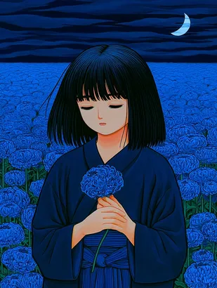 Midjourney SREF 4381 Midnight Wanderer — sample image 2