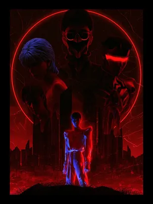 Midjourney SREF 4387 Neon Rebellion — sample image 2