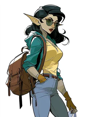 Midjourney SREF 4438 Archer Adventurer — sample image 3