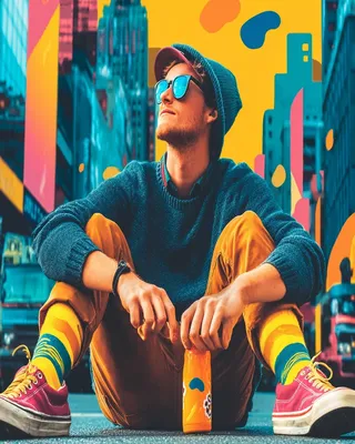 SREF 445 Neon Urban Dreams