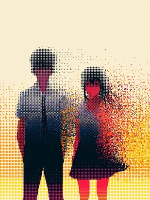 SREF 4461 Pixelated Dissolution