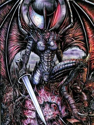 Midjourney SREF 4484 Demonic Sovereignty — sample image 4