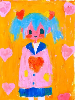 Midjourney SREF 4527 Luminous Heart Creatures — sample image 3