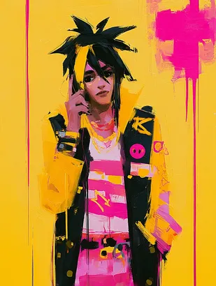 SREF 4528 Neon Rebellion