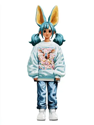 SREF 4534 Whimsical Bunny Girl