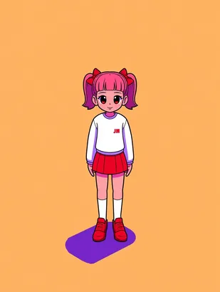 Midjourney SREF 4545 Anime Sprites — sample image 4
