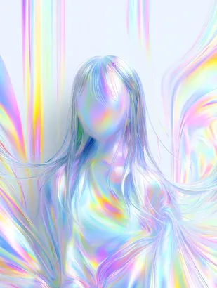 Midjourney SREF 4550 Holographic Reverie — sample image 2