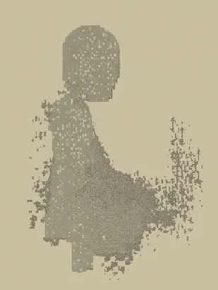 Midjourney SREF 4578 Pixelated Entities — sample image 2