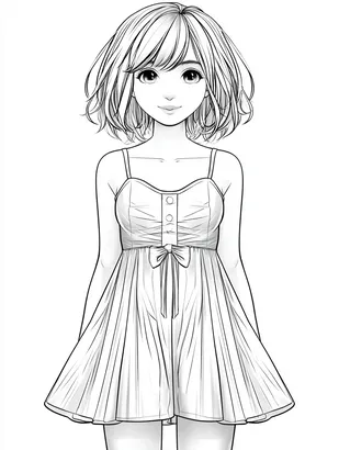 Midjourney SREF 4590 Gentle Anime Girl — sample image 2