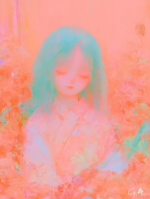 Midjourney SREF 4594 Neon Dreams — sample image 2