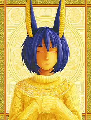 Midjourney SREF 4611 Golden Pharaoh — sample image 4