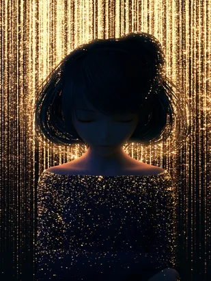 Midjourney SREF 4616 Luminous Silhouette — sample image 2