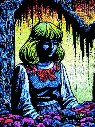 Midjourney SREF 4619 Neon Demon — sample image 2