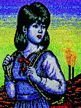 Midjourney SREF 4619 Neon Demon — sample image 3