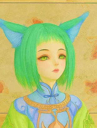 SREF 4622 Ethereal Feline Muse