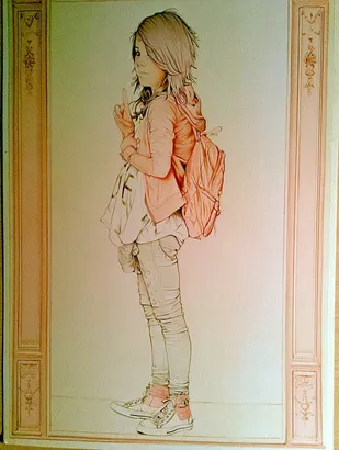 Midjourney SREF 4625 Demon Schoolgirl — sample image 2