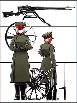 Midjourney SREF 4630 Armed Maiden Collective — Anime Dramatic