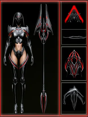 Midjourney SREF 4630 Armed Maiden Collective — sample image 2