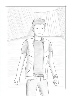 Midjourney SREF 4633 Modern Portraits — sample image 3