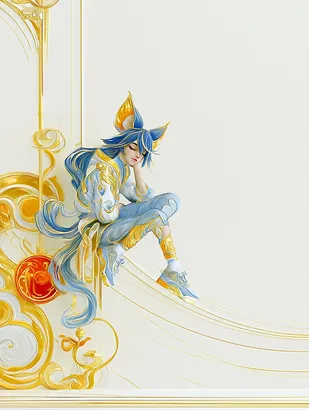 Midjourney SREF 4636 Celestial Warrior — Anime Elegant
