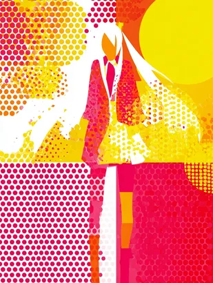 Midjourney SREF 4637 Neon Silhouette — sample image 4