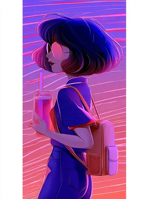 SREF 4646 Neon Wanderer
