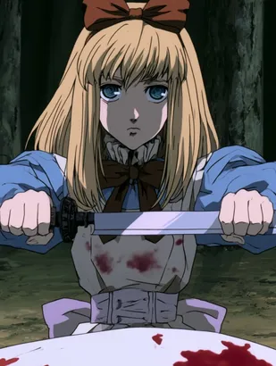 Midjourney SREF 4654 Bloodstained Vengeance — sample image 4