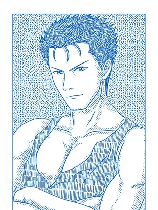 SREF 4664 Blue Portraits