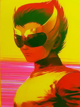 Midjourney SREF 4680 Neon Reverie — sample image 4