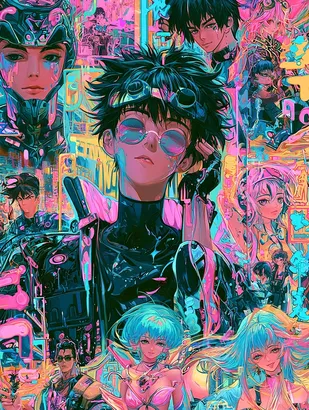 SREF 4694 Neon Rebels