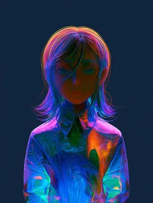 Midjourney SREF 4706 Chromatic Dreams — sample image 3