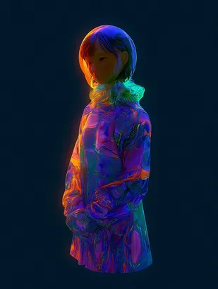 Midjourney SREF 4706 Chromatic Dreams — sample image 4